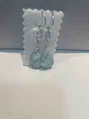 Larimar Tear Drop Earrings