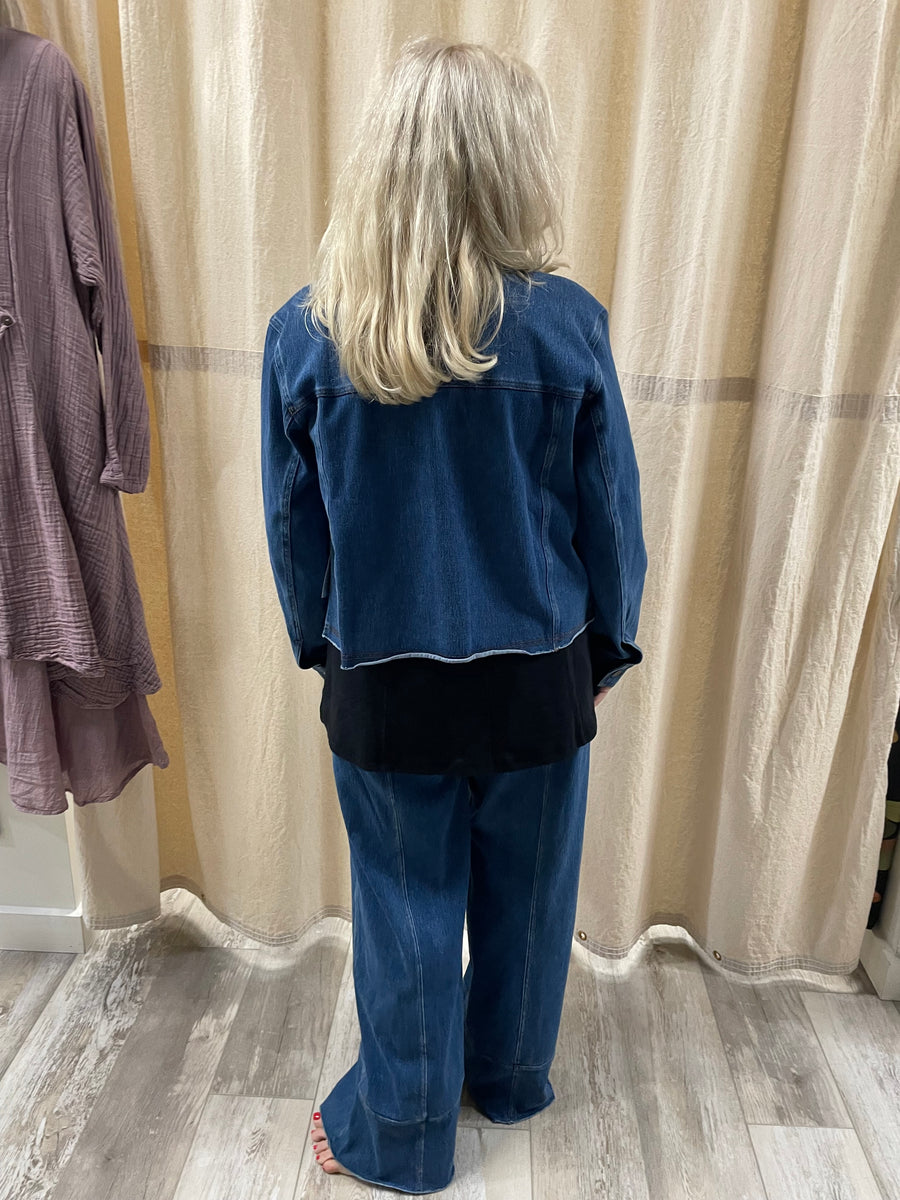 Denim Momentum Jacket by Escape Robin Boutique