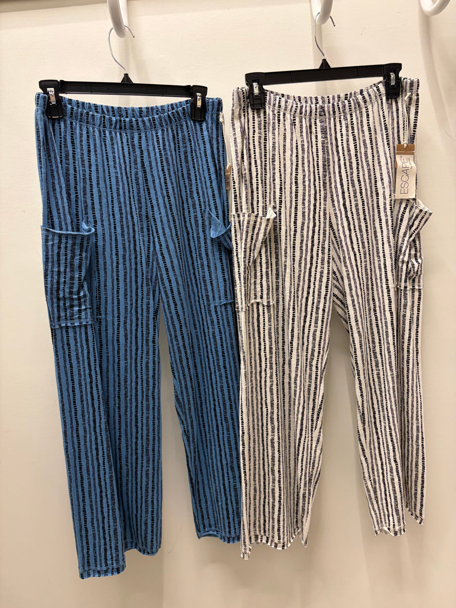 Canyon Stripe Pocket Flood Pant by Escape