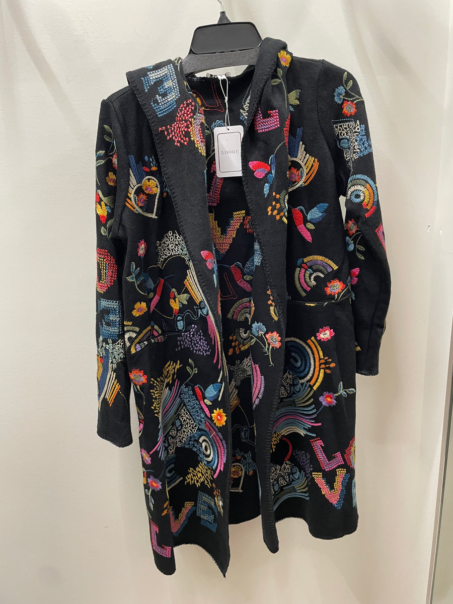 Embroidered "Love" Duster by Adore