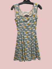 Parisienne Dress in Sky Print by Effie's Heart Robin Boutique