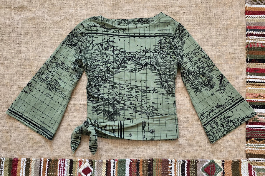 Hope Pullover in Atlas Print by Effie's Heart