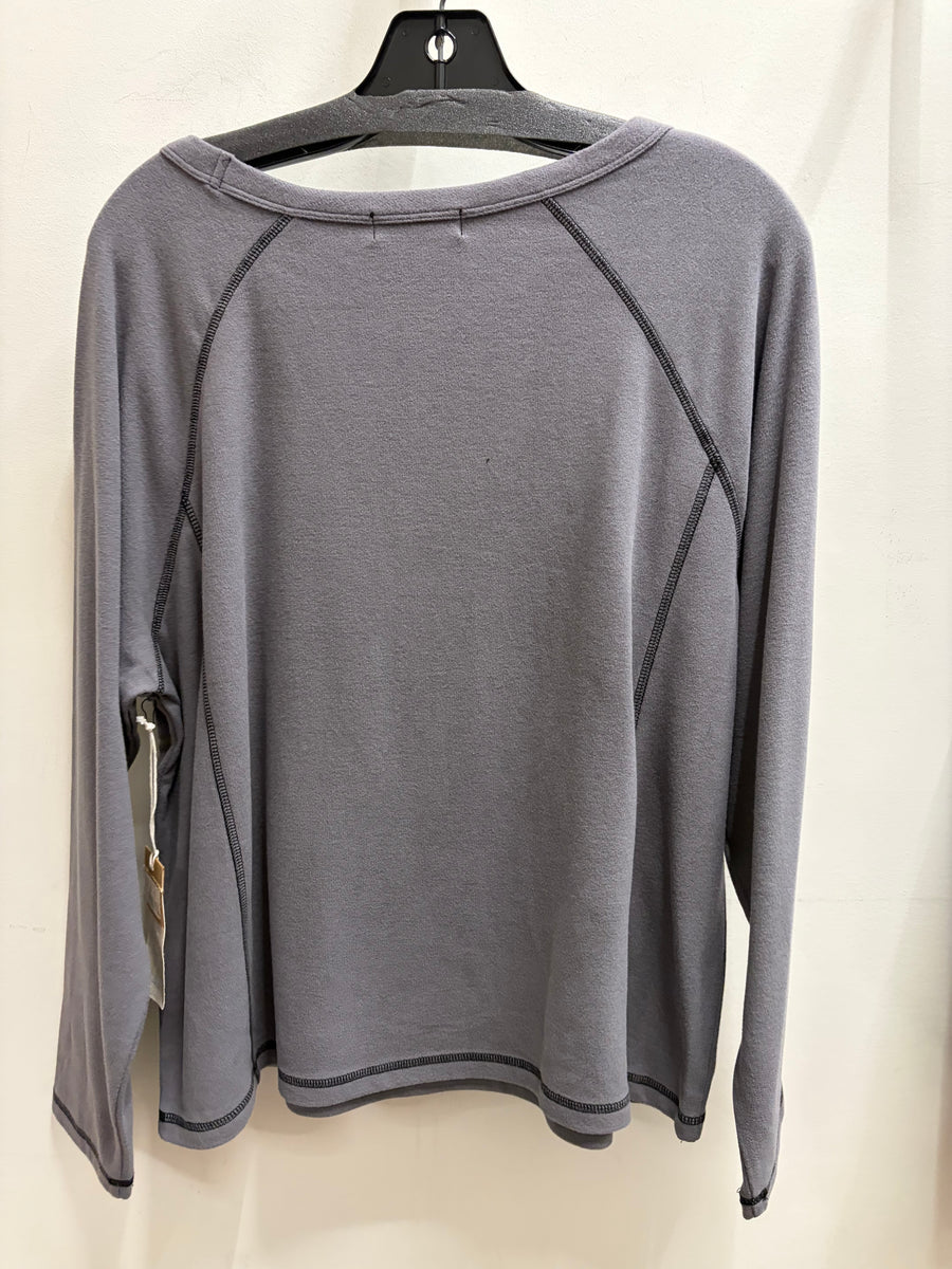 Butter Rib Knit Raglan Pullover by Escape