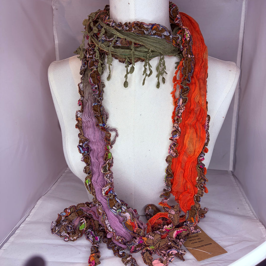 Boho Tassel Scarf Necklace