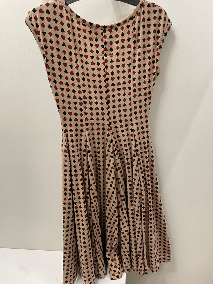 Capitola Dress in Poker Print by Effie's Heart