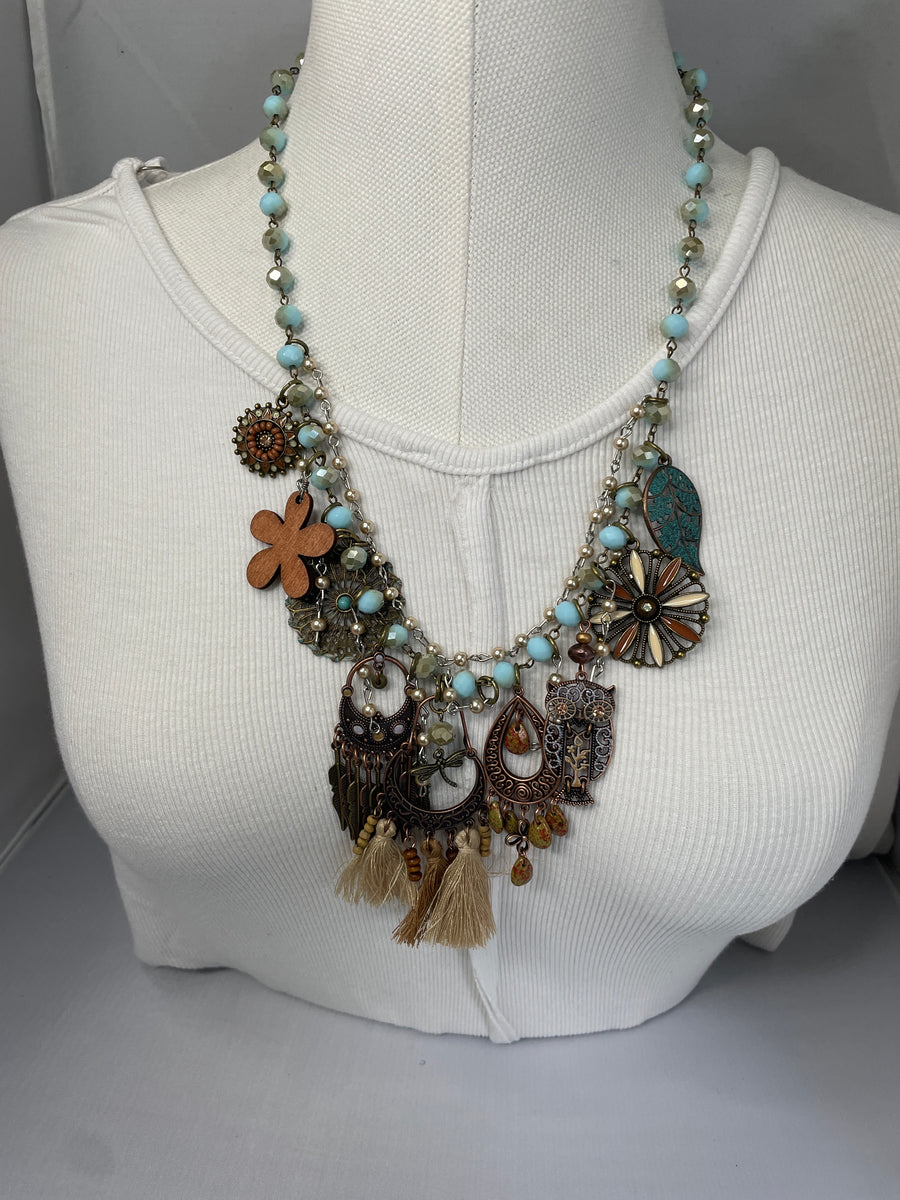 Boho Owl Vibes Necklace by Gina