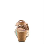 L'Artiste Buckleitup Wedge with Multiple Velcro Straps Robin Boutique