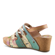 L'Artiste Buckleitup Wedge with Multiple Velcro Straps Robin Boutique