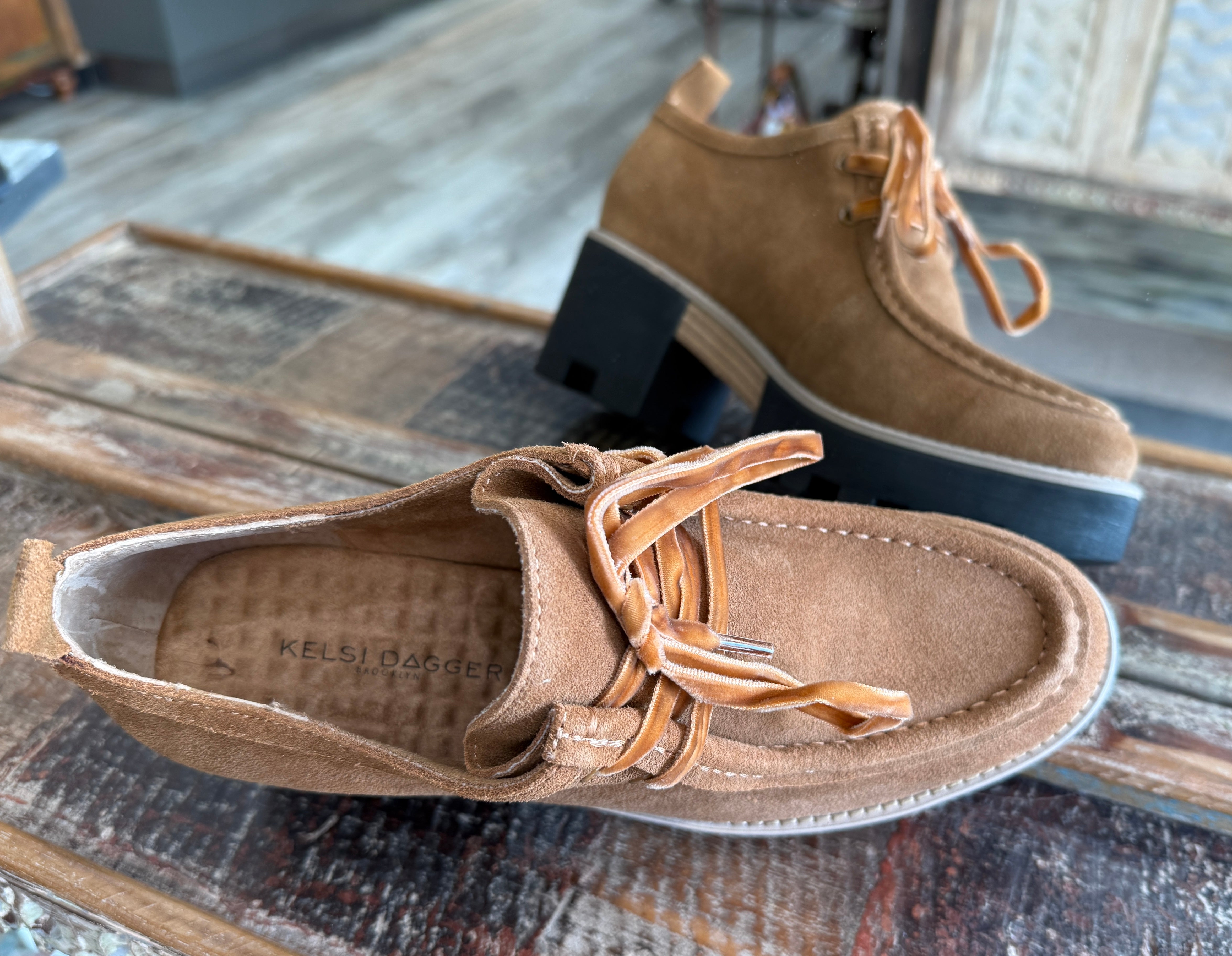 Kelsi Dagger Olga Honey Lug Loafer Robin Boutique