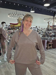 Modal Spandex Terry Front Back Pullover by Escape by Habitat 26836 Robin Boutique