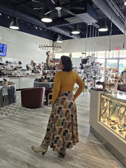 Everly Skirt in Tigerlilly Print by Effie's Heart