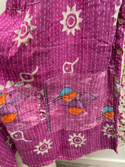 Pareo Kantha Butterfly Cargo Skirt #012 by Kantha Bae