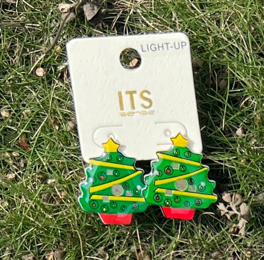 Christmas Tree Earrings - Robin Boutique-Boutique 