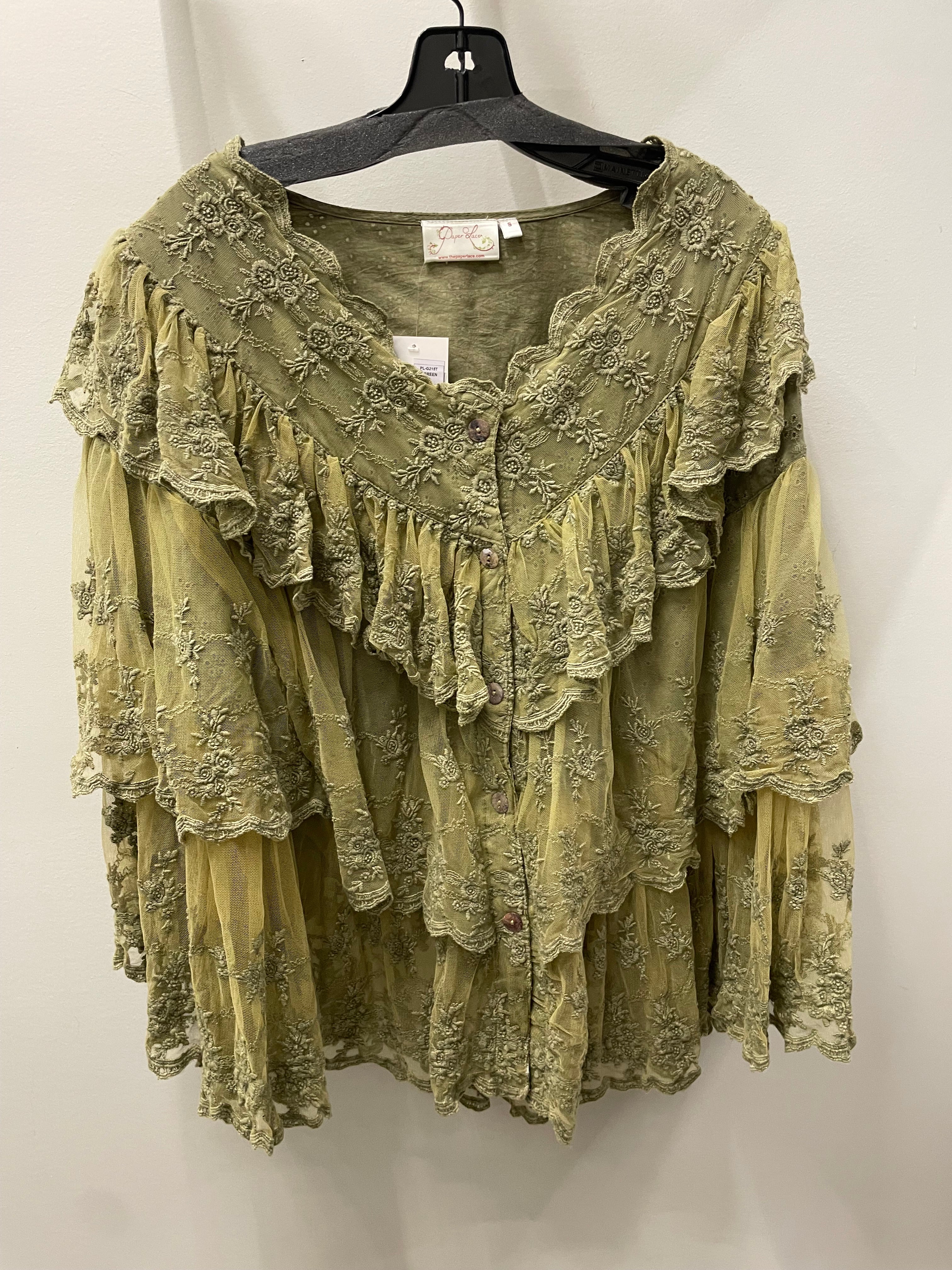 Lacy Dream Button Blouse by The Paper Lace