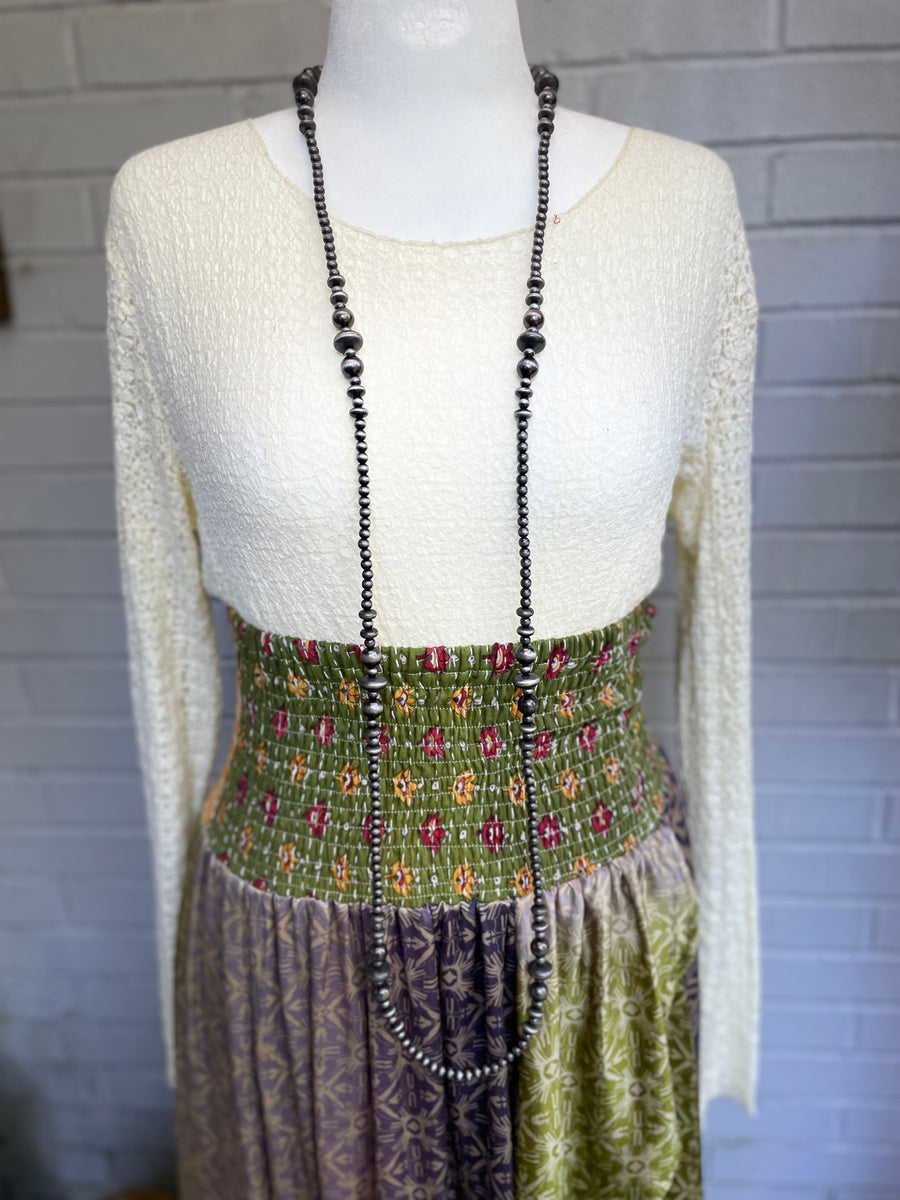 Extra Long Navajo Pearl Necklace