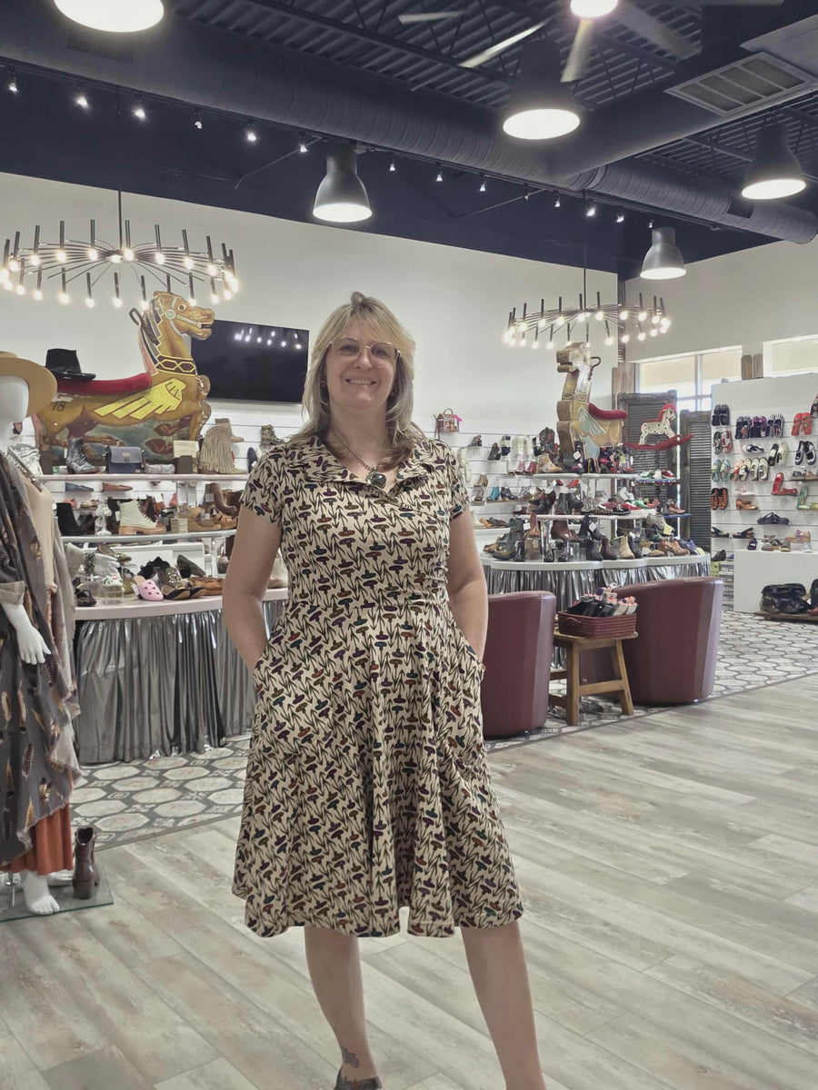 Bedford Dress in Thistle Print by Effie's Heart