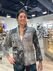 Patchwork Poetry Terry Jacket by The Paper Lace