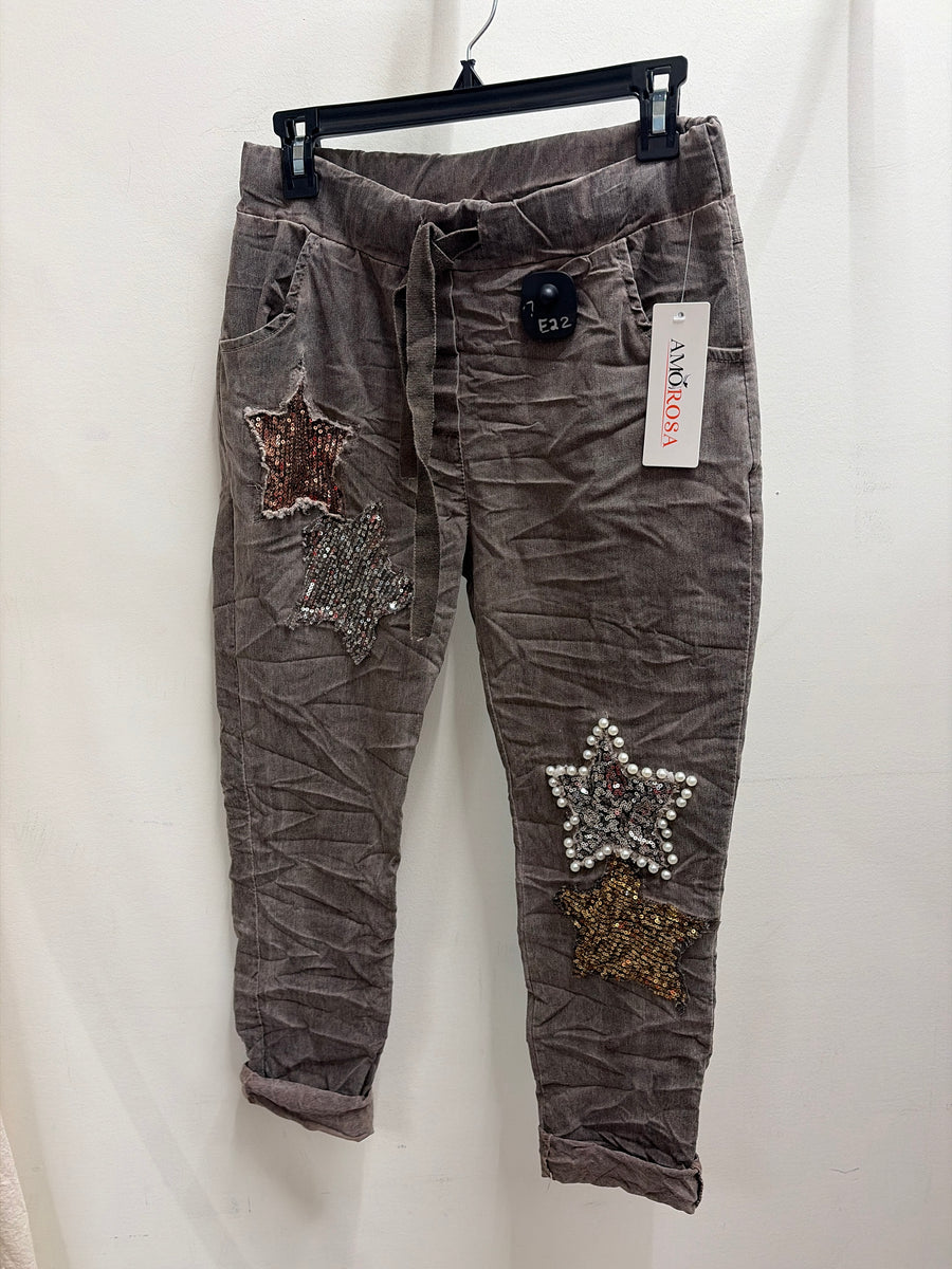 Pearl Quatro Star Pant by Amorosa