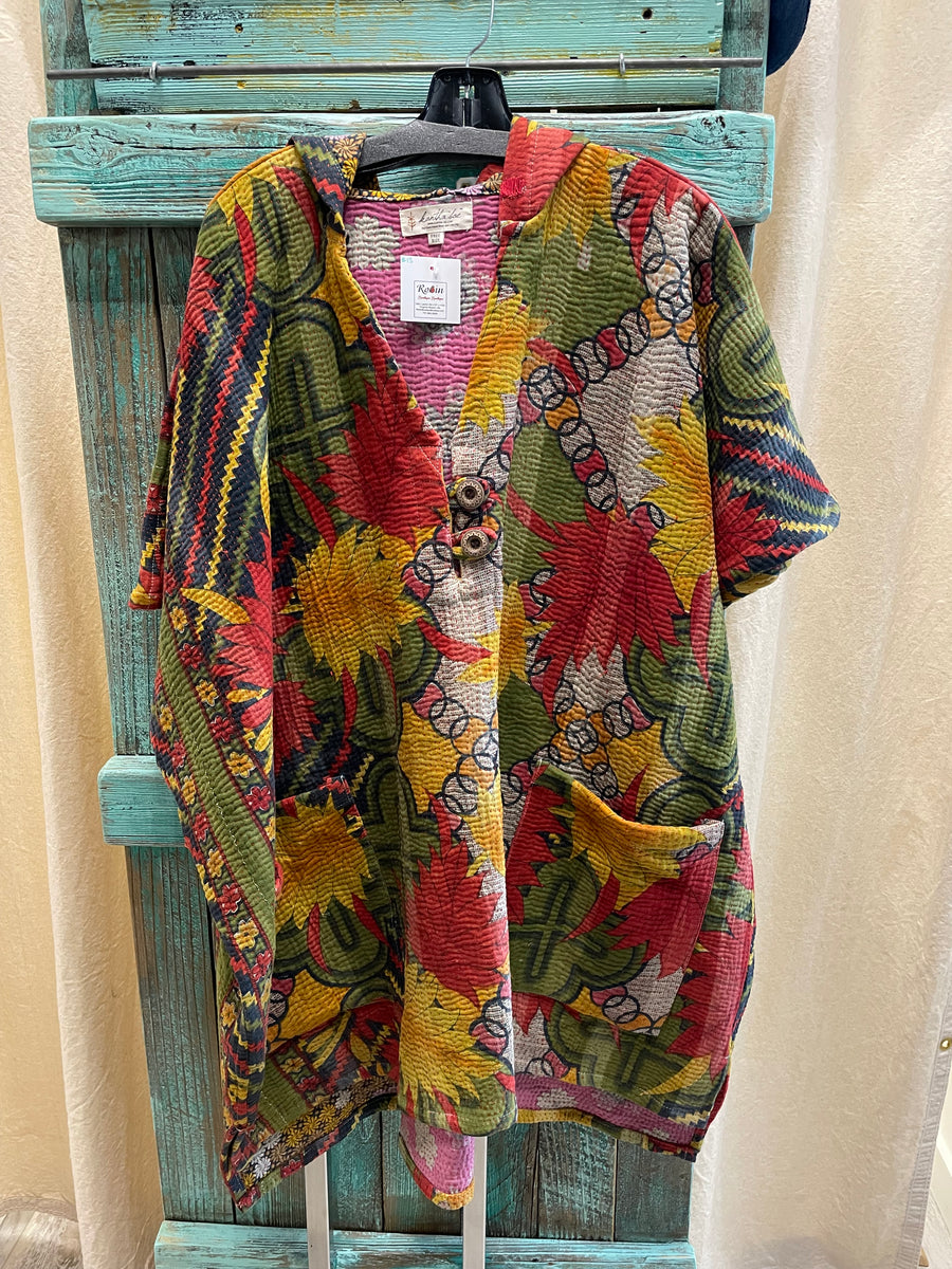 Peace + Love Poncho #13 by Kantha Bae