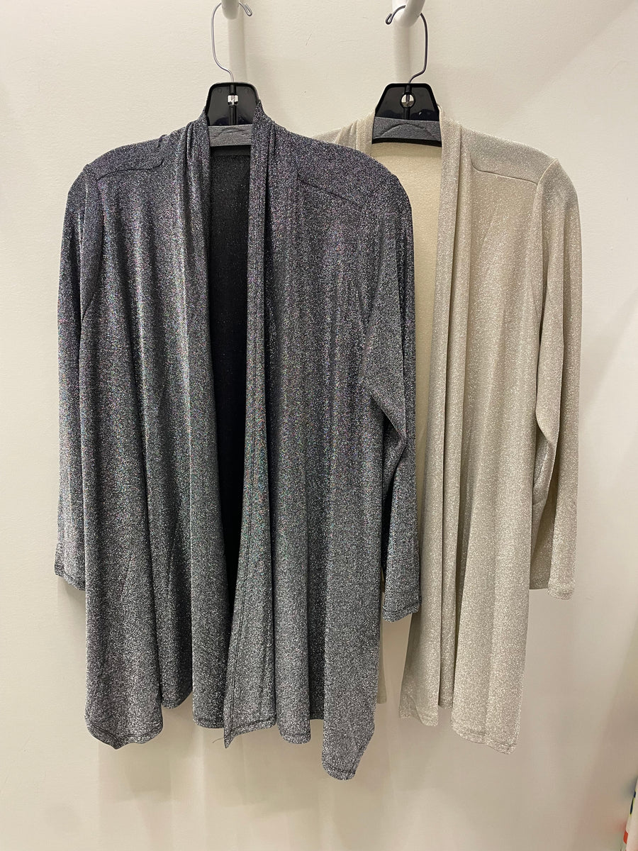 Shimmery Lurex Cardigan by Origami