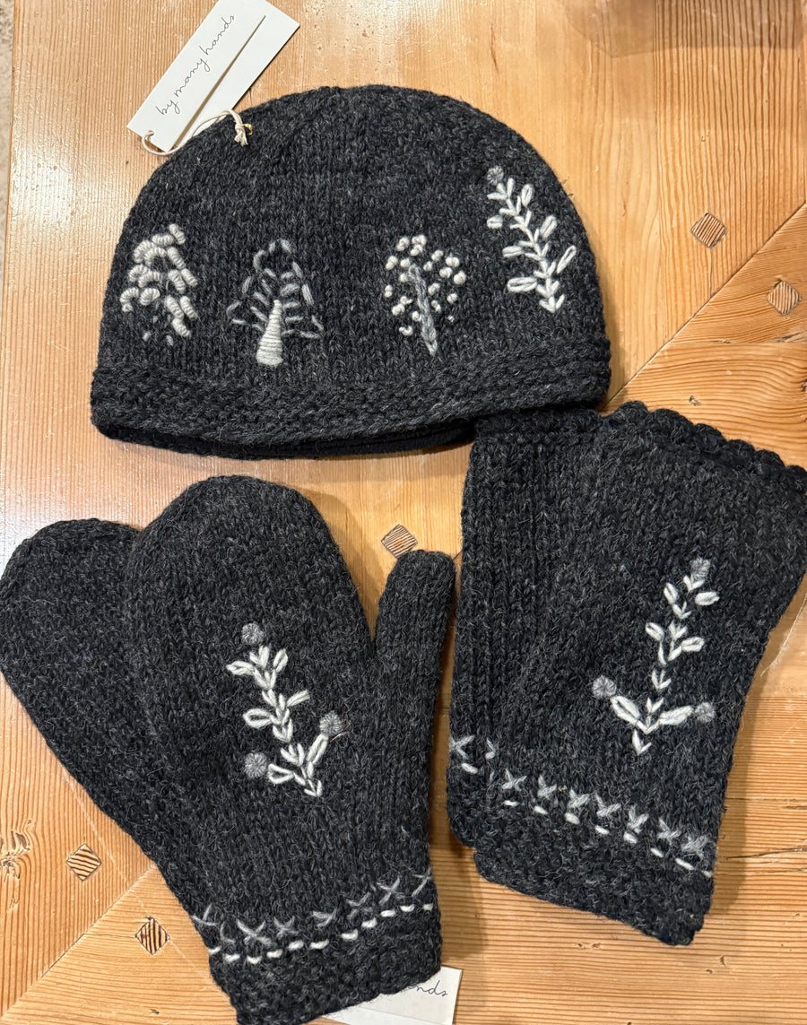 Daphne Knit Fingerless Armwarmers By Many Hands Robin Boutique