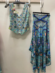 Starfish Paisley Drape Pant by IPNG Design