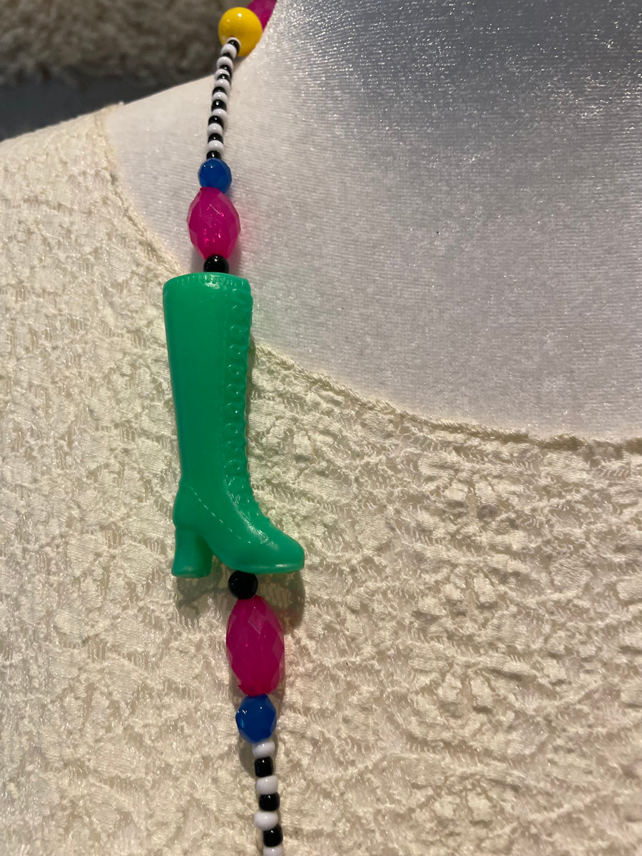 Barbie Boot Necklace by Lori