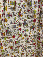 Pareo Kantha Butterfly Cargo Skirt #179 by Kantha Bae