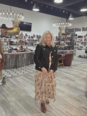 Western Fringe Skirt by WAY