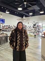 Untamed Earth Faux Fur Jacket By Azalea Wang