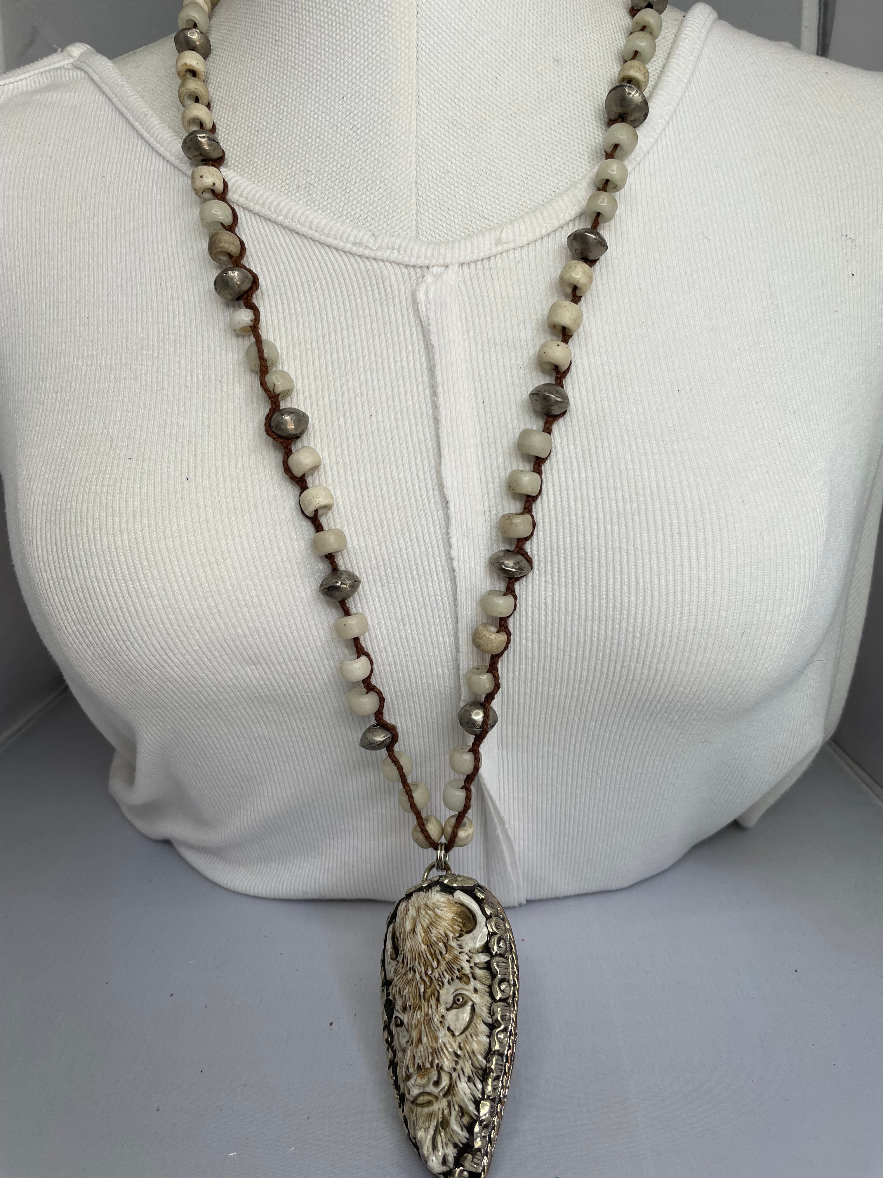 Buffalo Necklace by Tara Gasparin