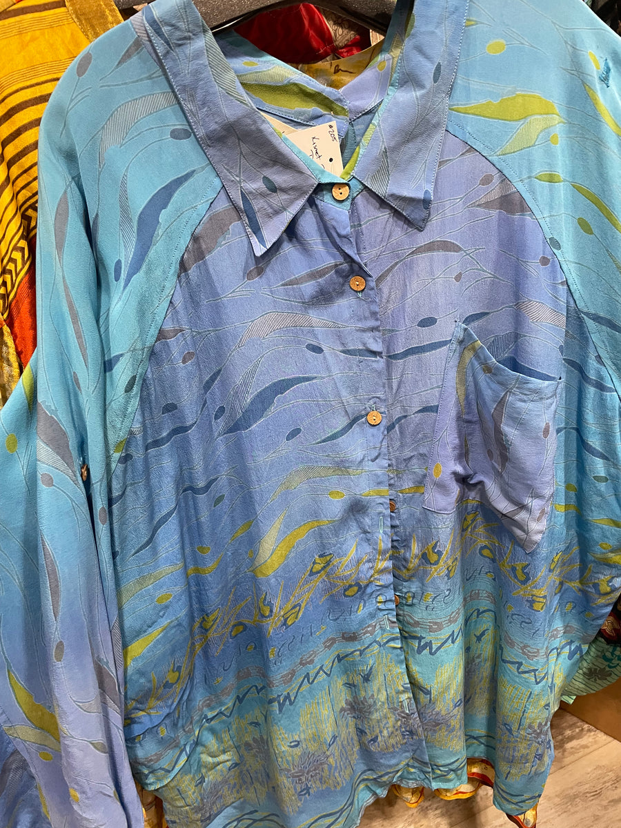 Kismet Button Down Tunic #205 by Kantha Bae