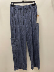 Stripe Cotton Slub J Pocket Flood Pant