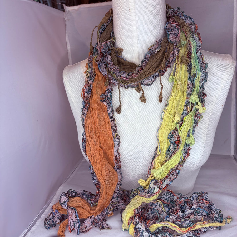 Boho Tassel Scarf Necklace