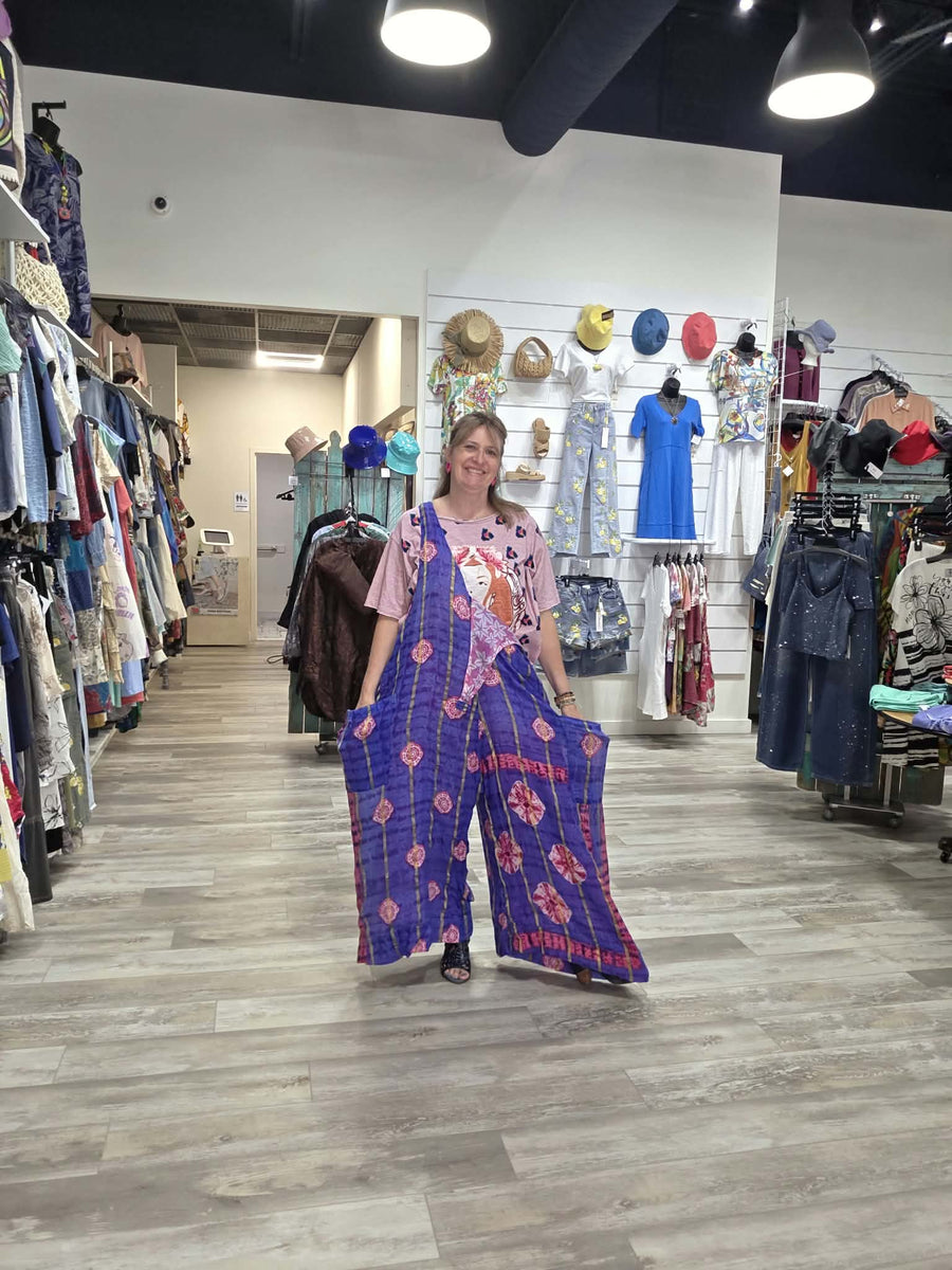 Duality Sari Harmony Wide Leg Jumpsuit #1041 by Kantha Bae
