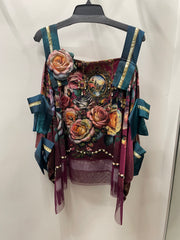 IPNG Design Poncho Blouse in Love Language