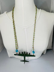 B-17 Flying Fortress Plane Necklace by Gina