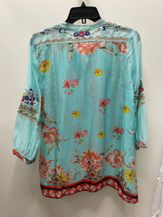 Floral Harmony Smocked Blouse by All About Her 5465