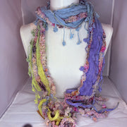 Boho Tassel Scarf Necklace