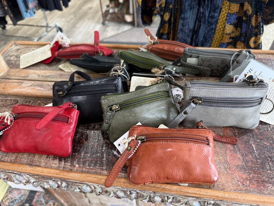 Tooled Leather Wallet by Milo - Robin Boutique