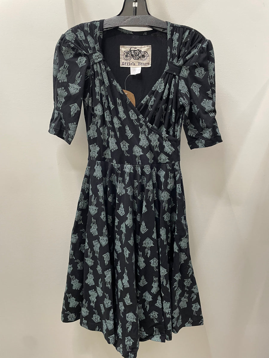 Memories Dress in Cuckoo Print by Effie's Heart