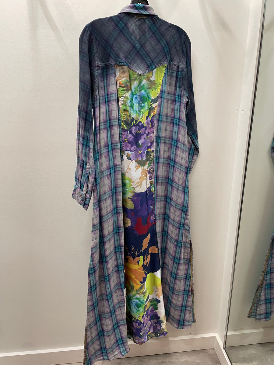 Kaitlin Button Shirt Dress/Duster by Aratta