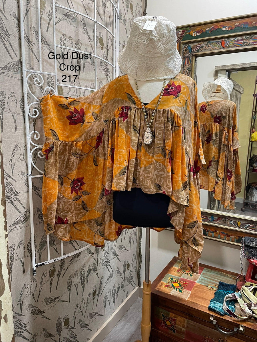Gold Dust Crop Top by Kantha Bae One Size - Robin Boutique-Boutique 