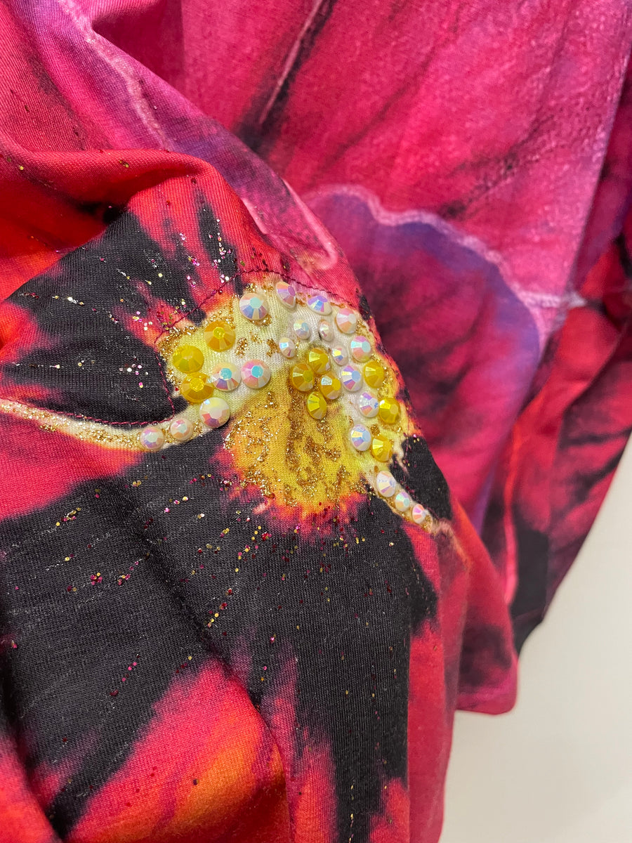 Flowy Tee in Pansy by IPNG Design