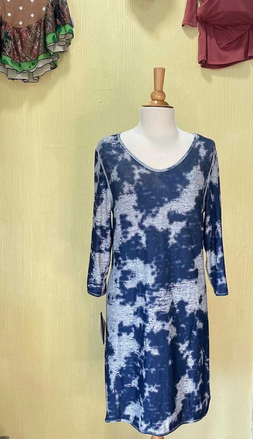 Reversible V-Neck Dress by Cubism - Robin Boutique-Boutique 