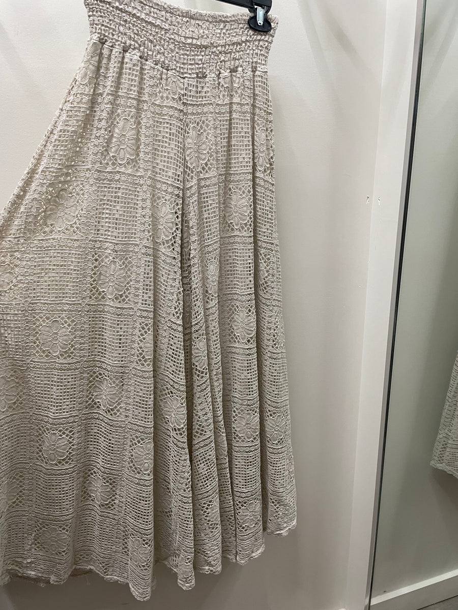 Crochet Palazzo Pant