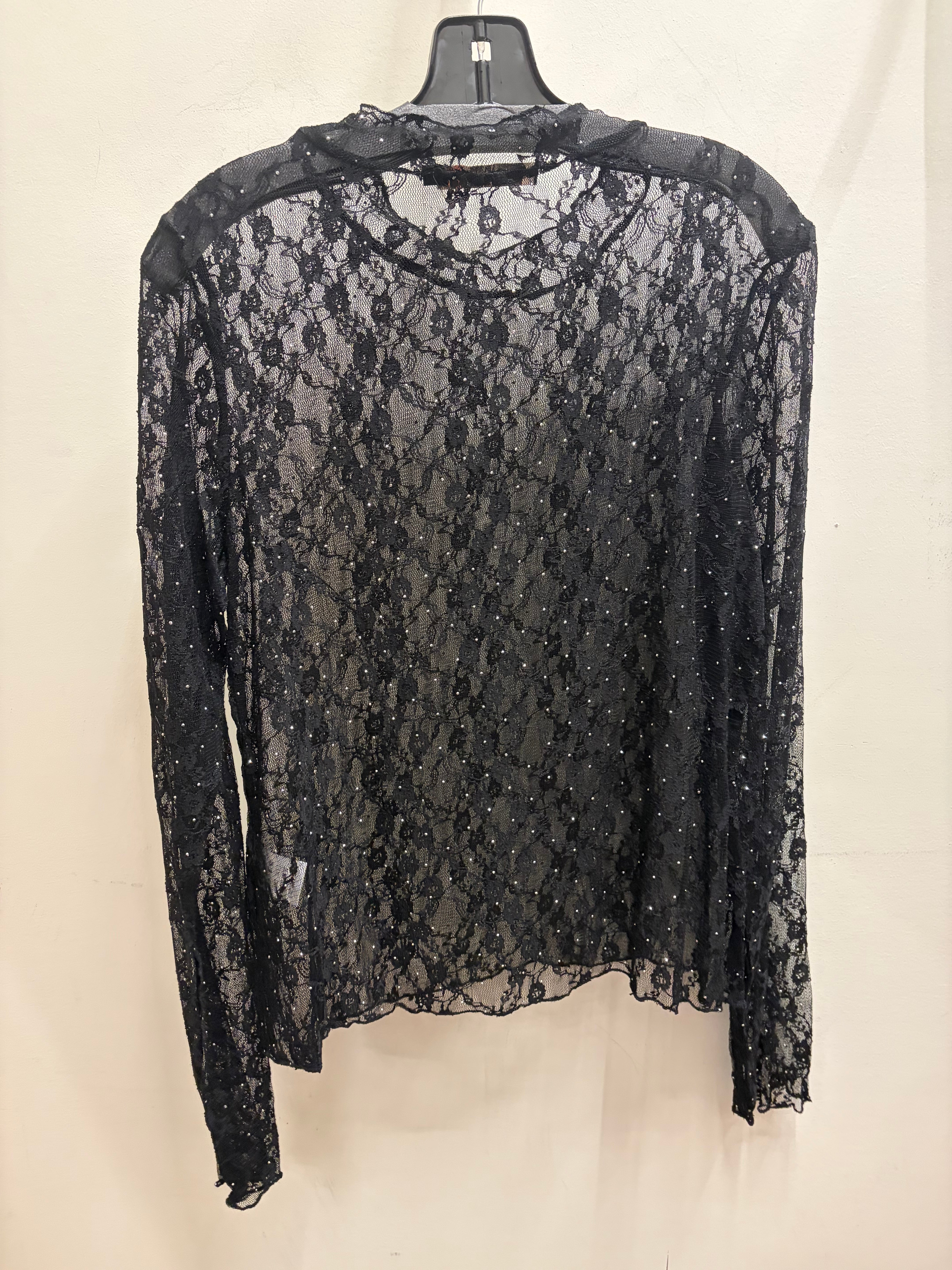 Sparkly Lace Top by Origami