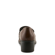 Flexus Calderoni Shoes in brown back view - Robin Boutique