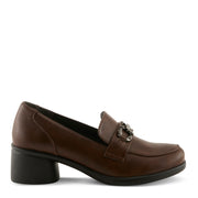 Flexus Calderoni Shoes in brown side view - Robin Boutique