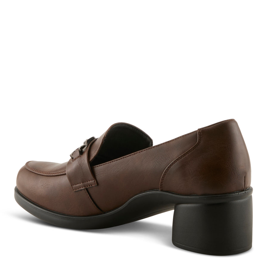 Flexus Calderoni Shoes in brown side view - Robin Boutique